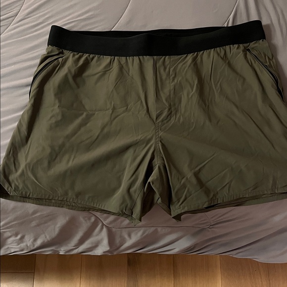 Ten Thousand Khaki Shorts with Black Trim - Picture 1 of 4
